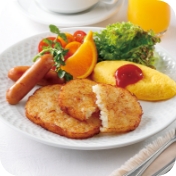 北海道産じゃがいもの
ハッシュドポテト