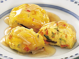 （業務用）彩りしんじょのかに風味あんかけ