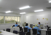 全館LED照明の採用