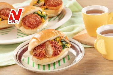 5分で完成！ ささみフライとほうれん草のサンド