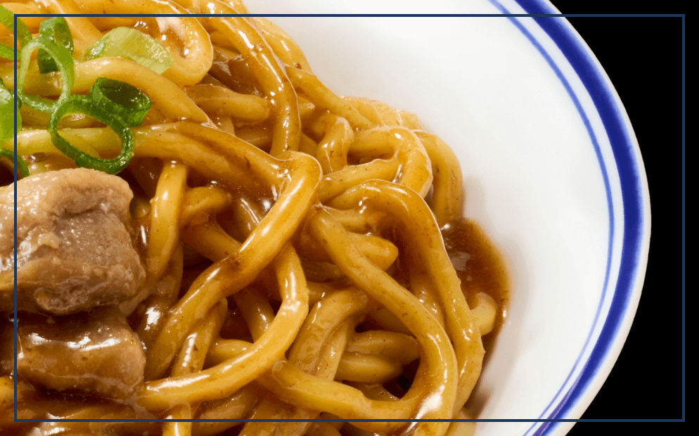 2. しっかりコシのある自家製麺