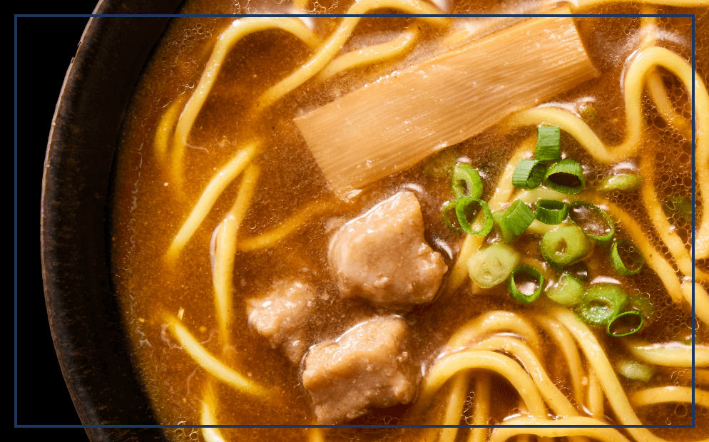 3. こだわりスープと3種の具材