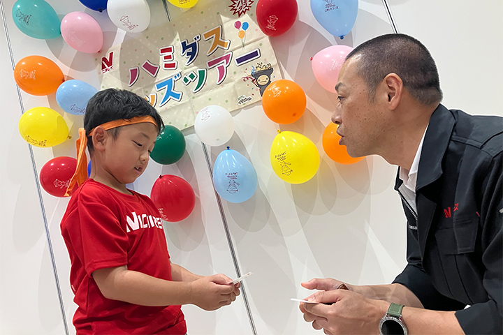 竹永社長との名刺交換