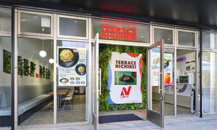 未来の冷凍レストラン「テラスニチレイ」