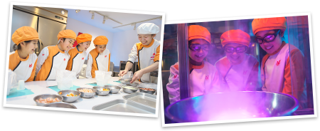 キッザニア東京体験の様子